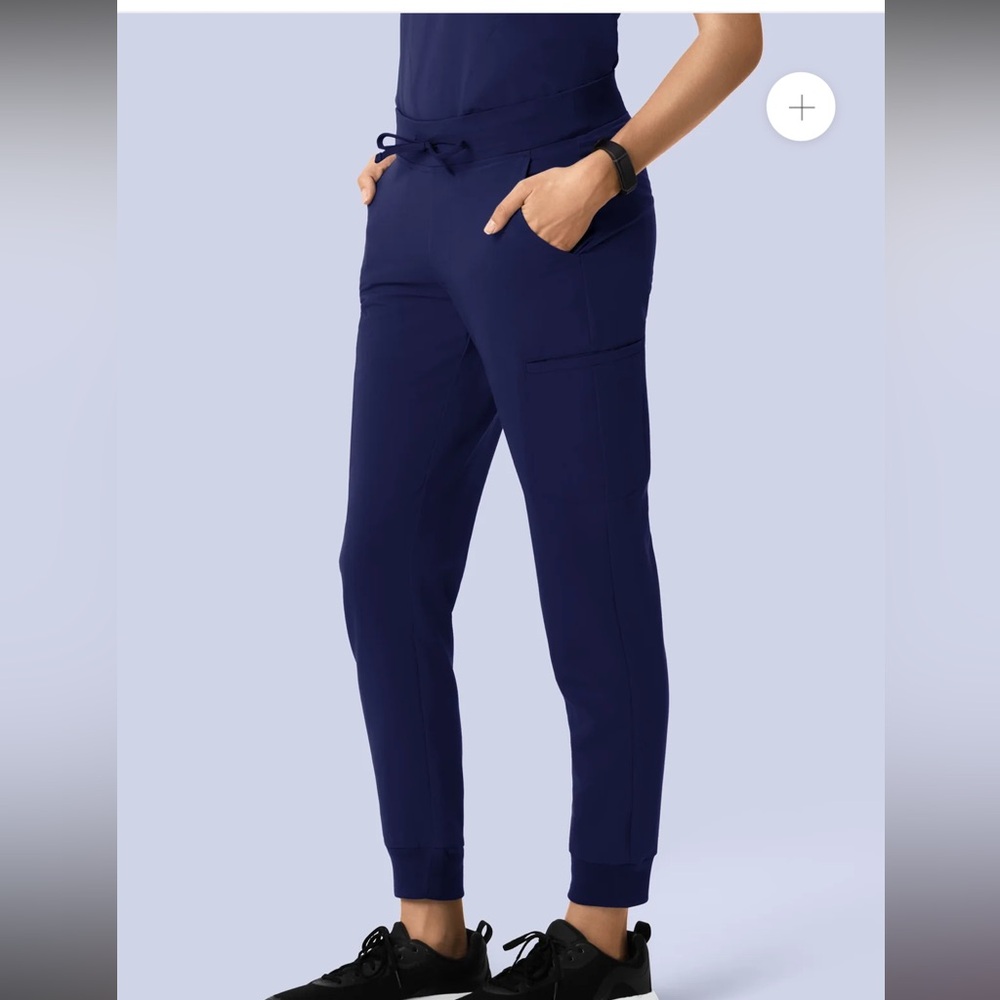 Mandala Women’s Navy Jogger Scrub Pants